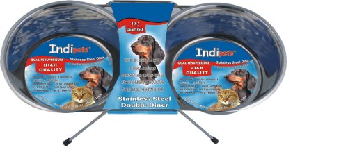 Indipets Stainless Steel Bowl 2 Quart