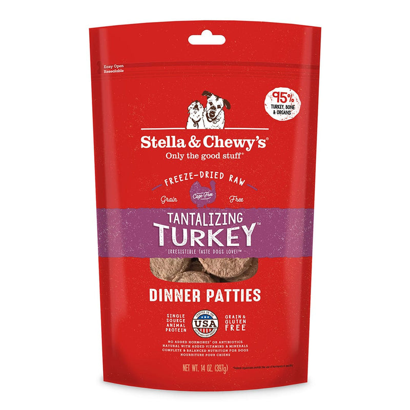 Stella & Chewy's Dog FD Dinner Patties Tantalizing Turkey