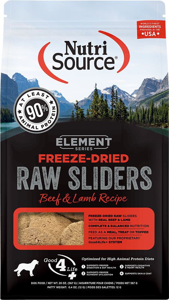 Freeze-Dried Beef & Lamb Recipe - Raw Sliders