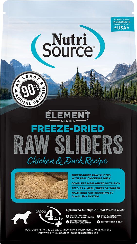 Freeze-Dried Chicken & Duck Recipe - Raw Sliders