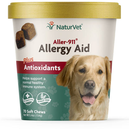 NaturVet Aller-911® Dog Allergy Aid