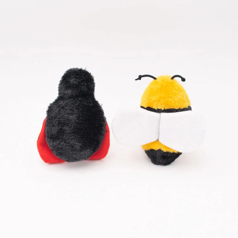 Zippy Paws Crinkle 2-Pack (Bee and Ladybug)