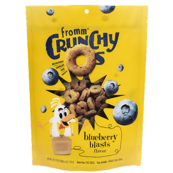 Fromm Dog Treat Crunchy O's Blueberry Blast 6 oz