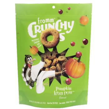 Fromm Dog Treat Crunchy O's Pumpkin Kran POW 6 oz