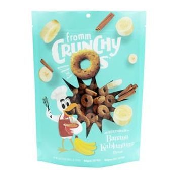 Fromm Dog Treat Crunchy O's Banana Kablammas 6 oz