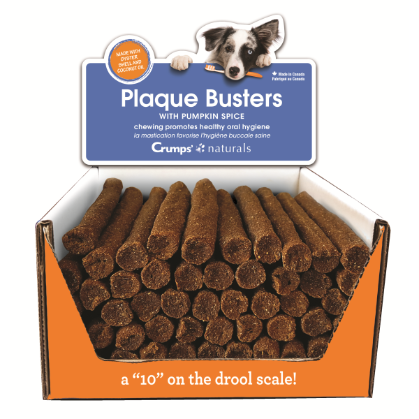 Crumps' Naturals Dog Plaque Busters Pumpkin Spice