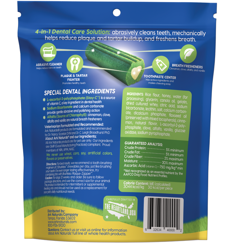 Small Brushless Toothpaste, for dogs 8 to 20 lbs.