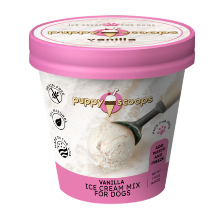 Puppy Scoops Ice Cream Mix - Vanilla, Pint Size, 4.65 oz