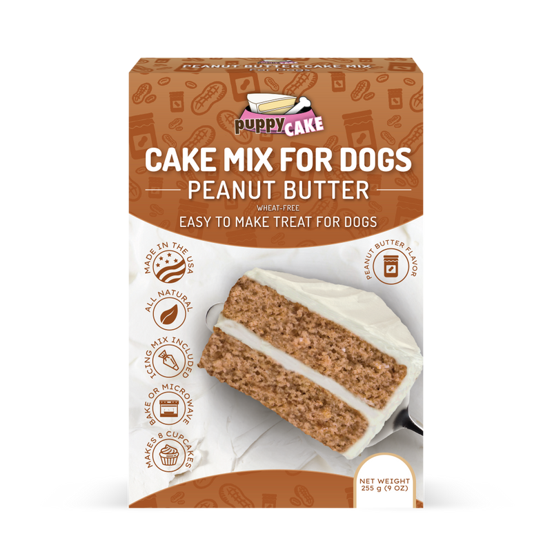 Puppy Cake Mix - Peanut Butter (wheat-free)