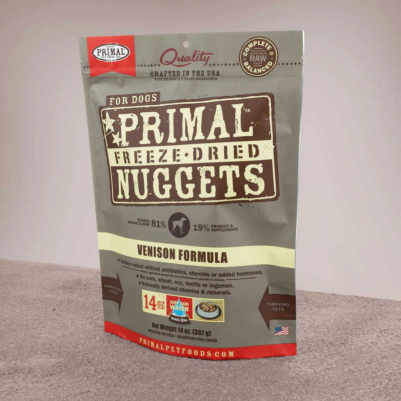 Primal Canine Freeze-Dried Venison Nuggets