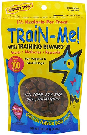 CRAZY PET Train-Me! Treats Chicken 4oz Mini