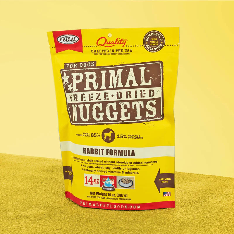 Primal Canine Freeze-Dried Rabbit Nuggets