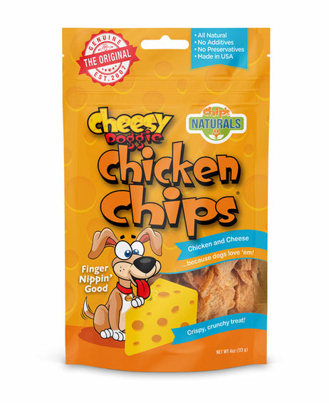 Cheesy Doggie Chicken Chips