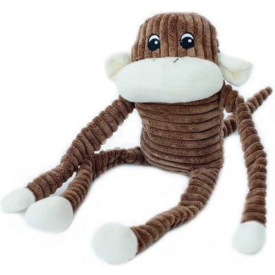 ZippyPaws Spencer Crinkle Monkey Dog Toy