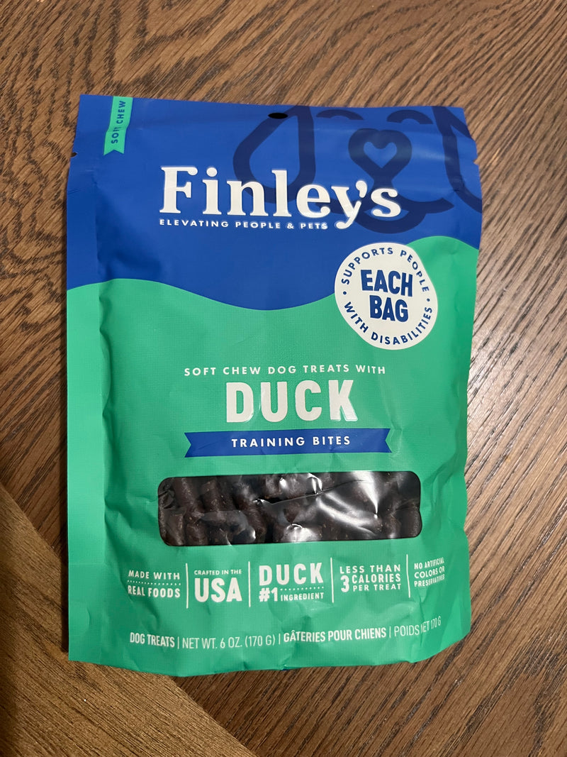 Finley Duck Recipe Soft Chew Training Bites Dog