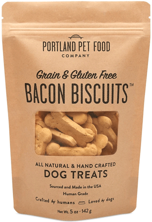 PORTLAND PET FOOD Grain & Gluten-Free Bacon Biscuits 5oz