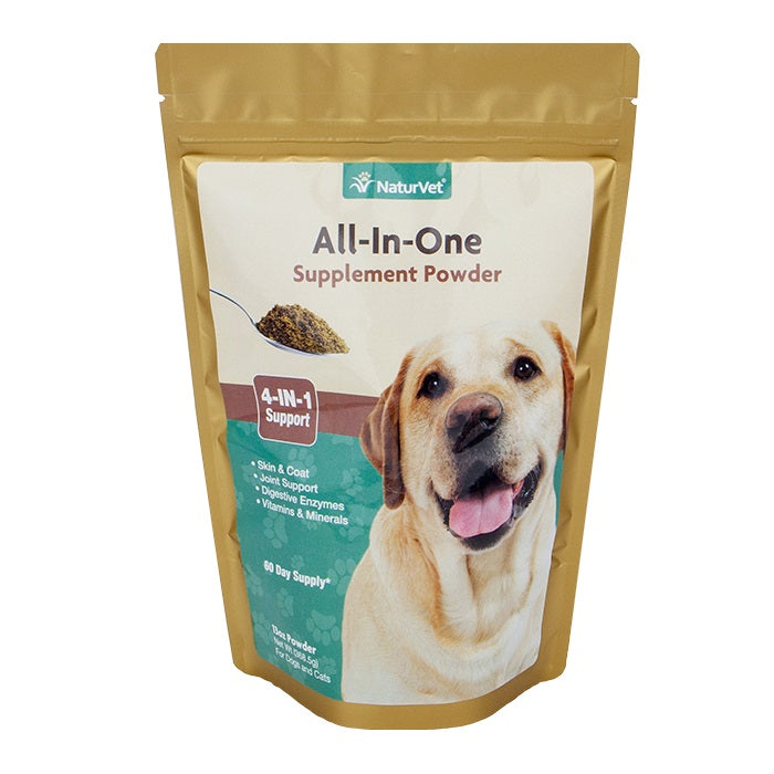 NaturVet All-In-One Supplement Powder for Dogs & Cats