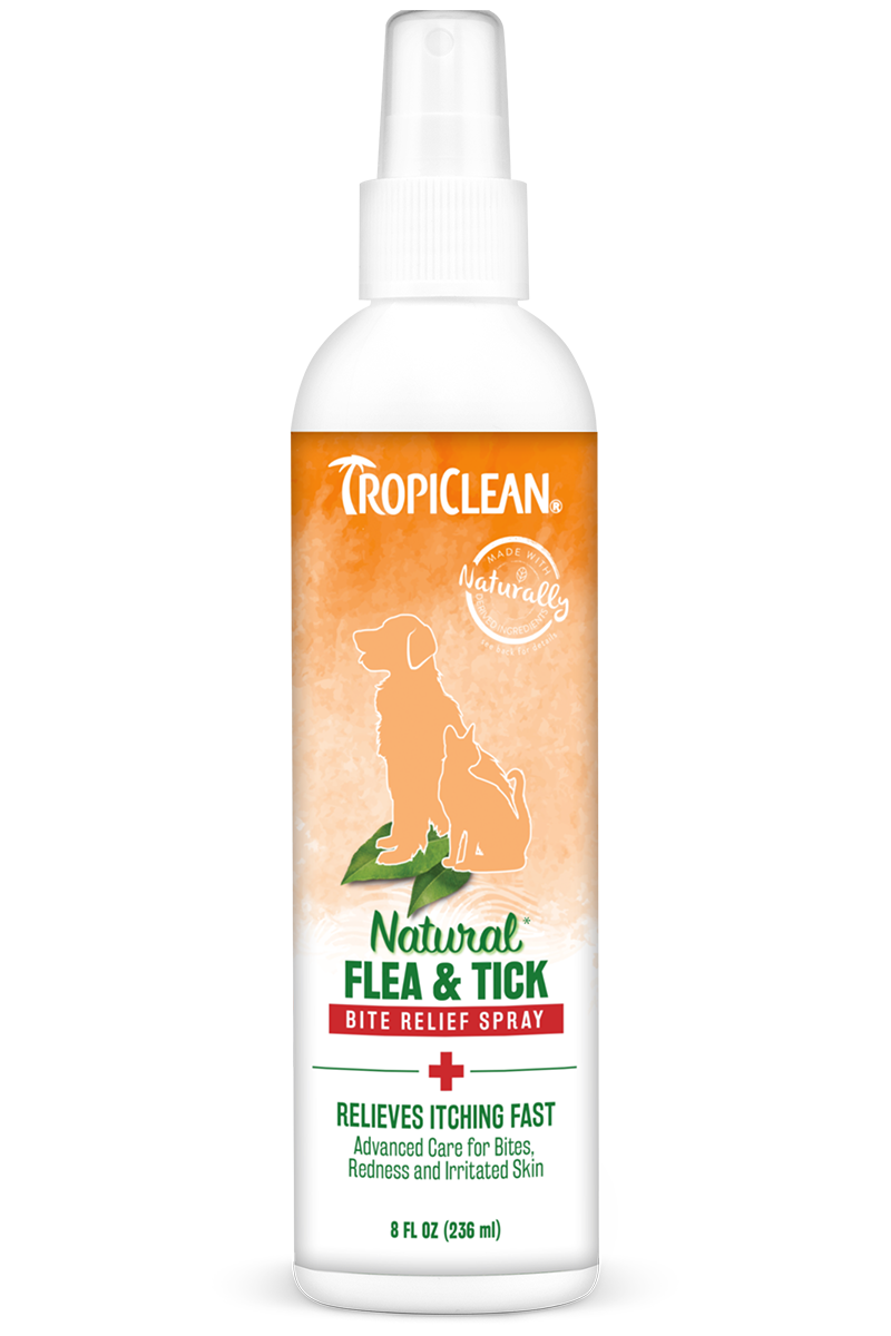 Tropiclean Natural Flea & Tick Bite Relief Spray 8 oz