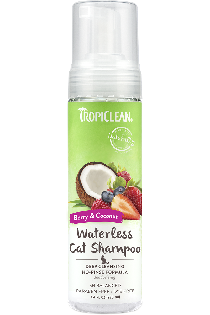 Tropiclean Cat Waterless Shampoo Deep Cleaning 7.4 oz
