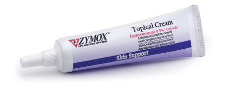 ZYMOX Topical Cream Hydrocortison Skin Support Itch Relief Dogs & Cats 1oz