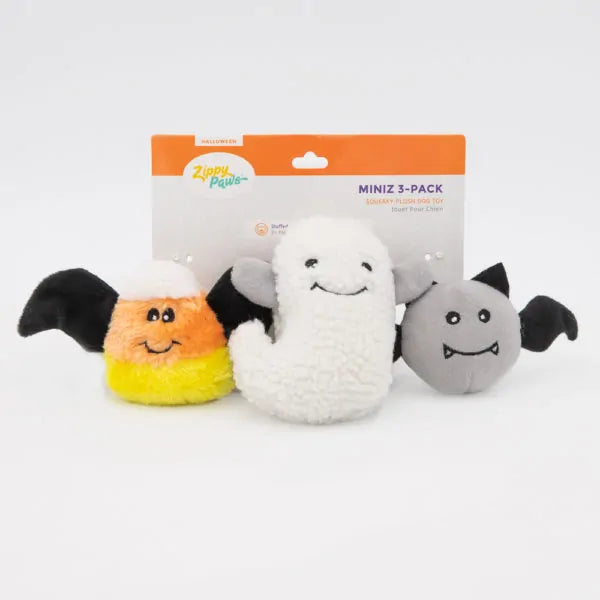 Zippy Paws Halloween Miniz - Flying Frights 3-Pack