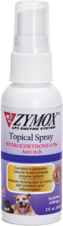ZYMOX Topical Spray with 0.5% Hydrocortisone, Authentic Product Made in the USA