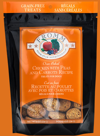 Fromm Chicken Carrot & Pea Dog Treats 8 oz