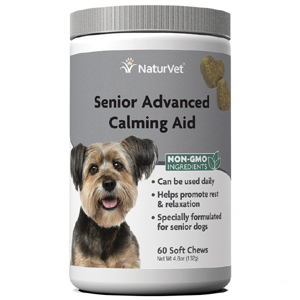 Naturvet Senior Advanced Calming Aid Soft Chew (Jar) 60ct