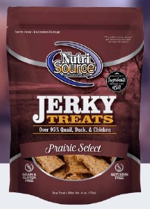 NutriSource 4oz Prairie Jerky Treat