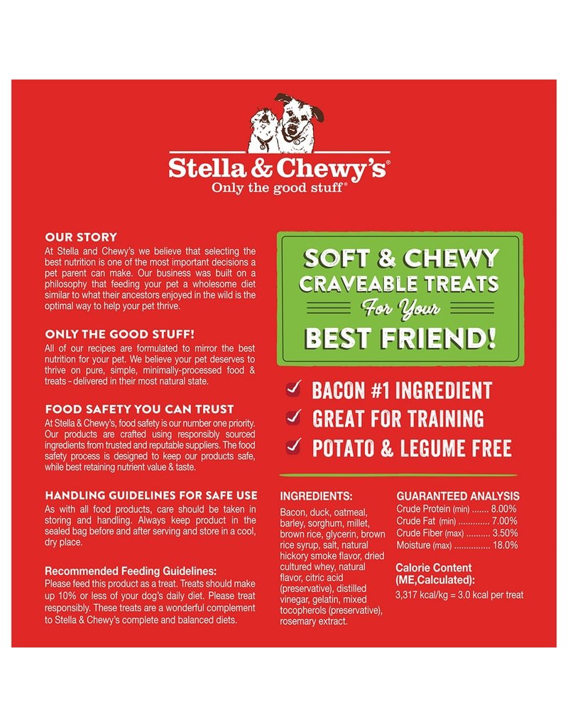 STELLA & CHEWY'S CRAV'N BAC'N | BACON & DUCK TRAINING BITES 8.25 OZ